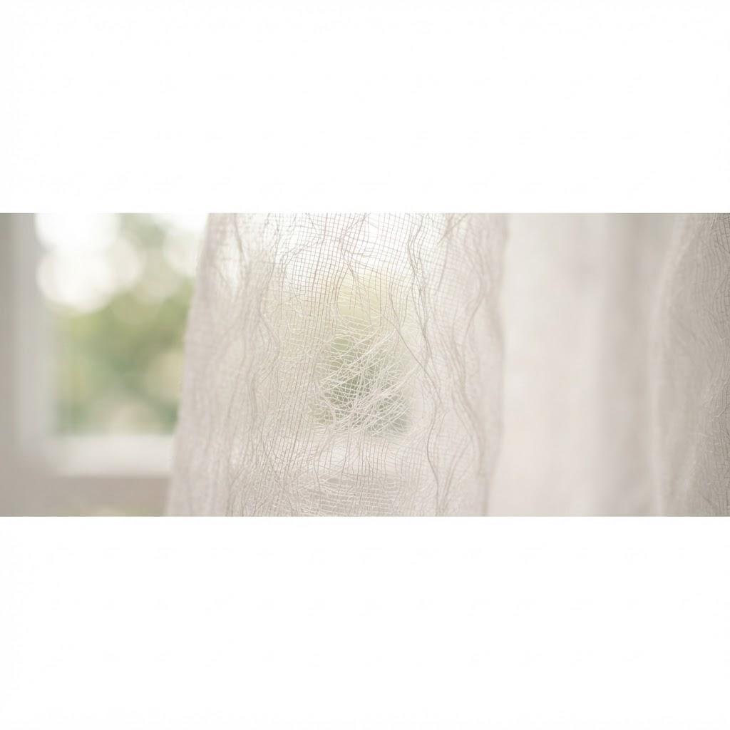 Sheer fabric texture